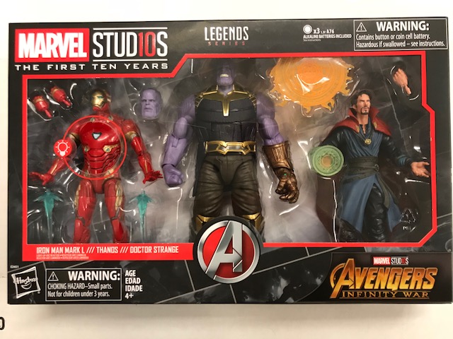 Marvel Studios Legends Series - Iron Man MArk L, Thanos & Doctor ...