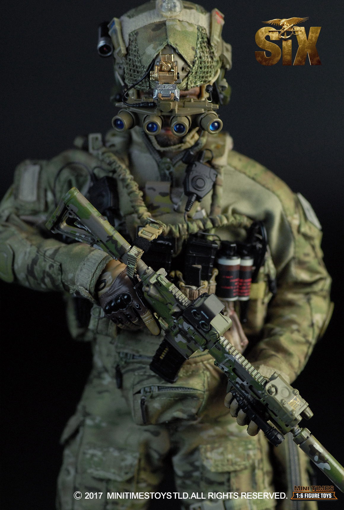 US Navy Seal Team Six 1:6 scale action figure Mini Times Toys MT-M009