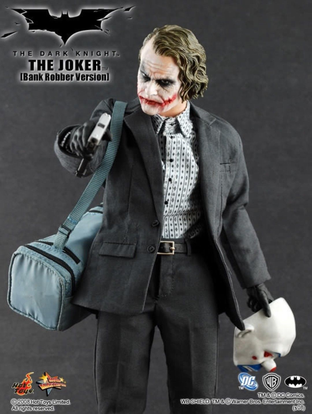 The Dark knight Joker (bank robber version) 1:6 figure Hot Toys MMS079