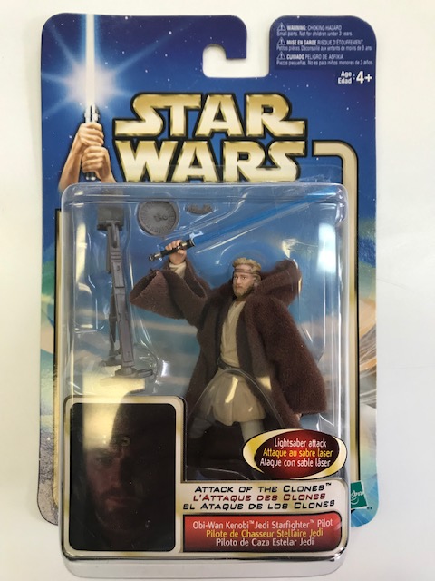 Star Wars Saga Attack Of The Clone - Obi-wan Kenobi (jedi Starfighter 