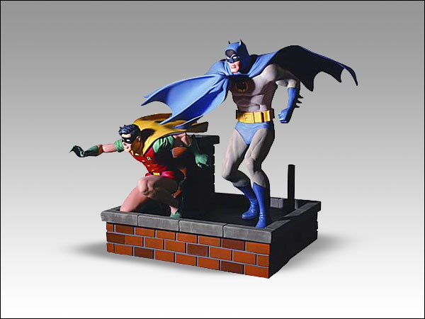 Silver Age Batman and Robin Statue (2006) DC Direct