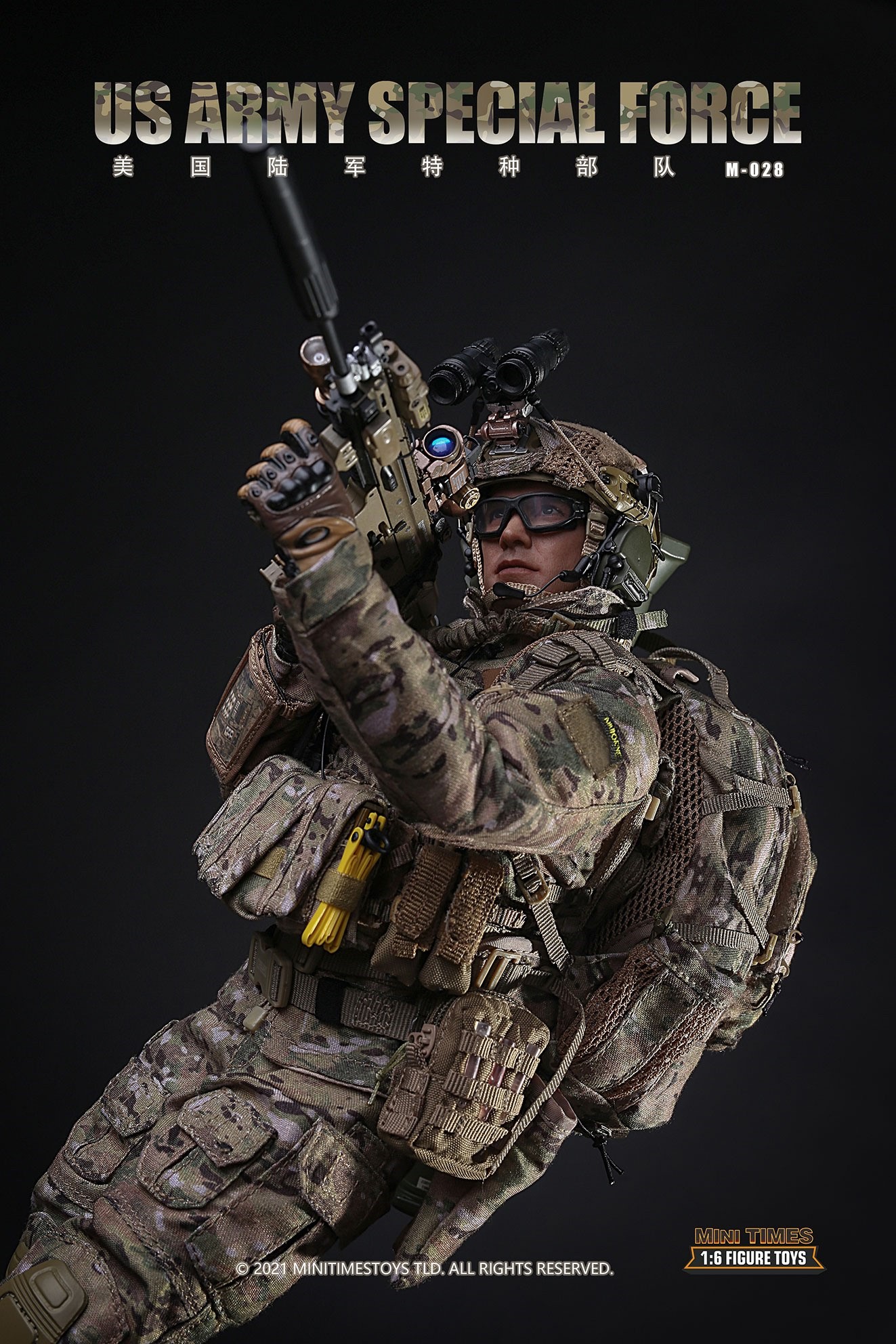 US Army Special Forces 1:6 Scale Action Figure MiniTimes M-028