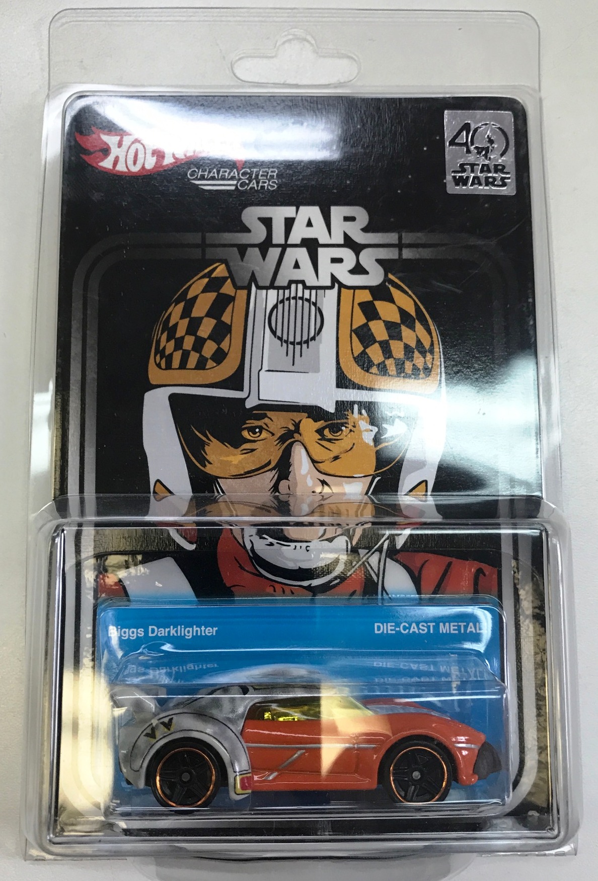 Star Wars Character Cars Biggs Darklighter Pilot HotWheels FJV19