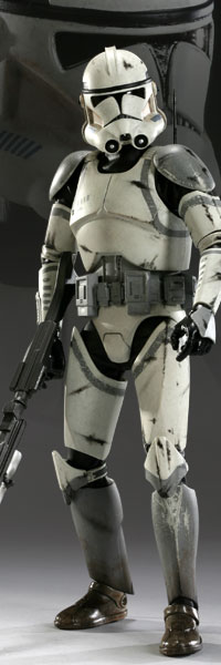 Staw Wars Clone Wars 41st Elite Corps Coruscant Clone Trooper 12 in ...