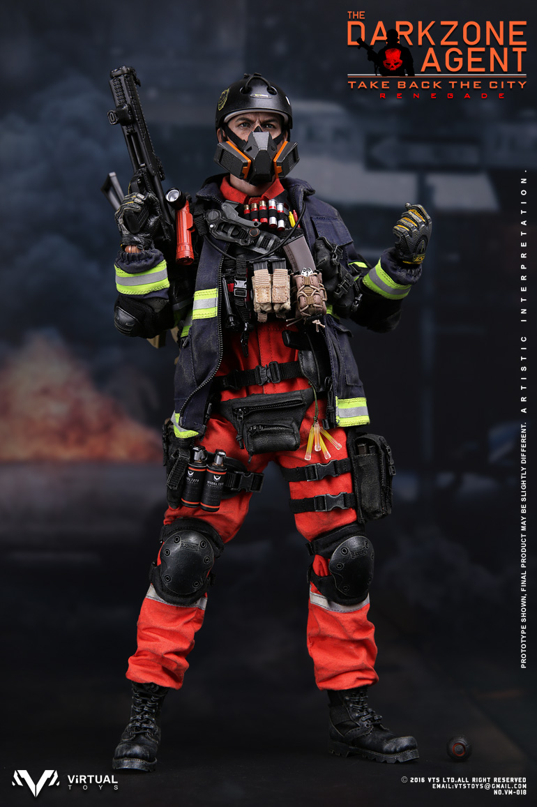 Renegade The Darkzone Agent Take back the city 1:6 scale action figure VTS  TOYS VM-018