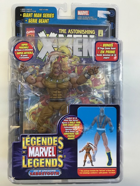 Marvel Legends Giant Man Series - Sabretooth (Age of Apocalypse) Toy Biz