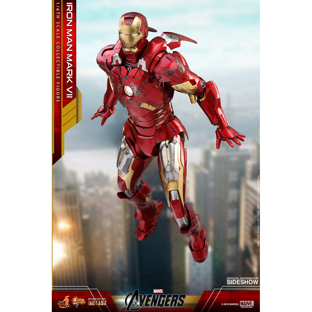 Iron Man Mark VII (Special Exclusive Edition) Sixth Scale Figure by Hot ...