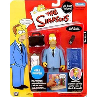 Simpsons Série 1 Herb Powell figurine Playmates Toys 142042