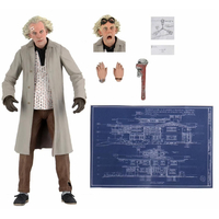 Back to the Future Doc Emmett Brown Ultimate 7-Inch Scale Figure NECA 53614