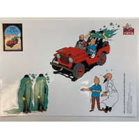 ​Tintin Au Pays de l'Or Noir Autocollants
