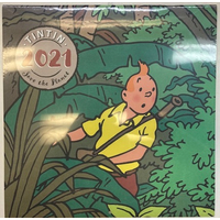 Tintin Calendrier 2021 30cm x 30cm