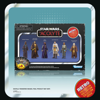 Star Wars Retro Collection Star Wars: The Acolyte Figure Multipack 3,75-inch scale action figures Hasbro G0386