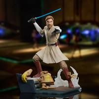 Star Wars: The Clone Wars - General Obi-Wan Kenobi Deluxe Gallery Statue Gentle Giant 85282