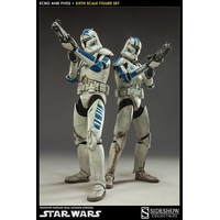 Star Wars Clone Troopers: Echo and Fives The Clone Wars Militaries of Star Wars - 1:6 Scale Figure Sideshow Collectibles 100201