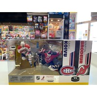 NHL  Martin Brodeur contre Saku Koivu gardien de but et joueurs de hockey ensembles de deux  figurines  Mcfarlane Toys