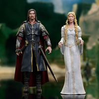 The Lord of the Rings (Series 10) Deluxe Action Figure Set Aragorn and Galadriel Diamond Select DST85583