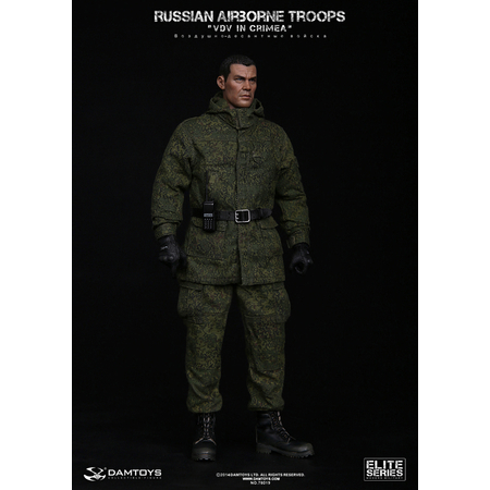 Troupe Russe (Russian airborne) aéroportée VDV en Crimée série Elite figurine 12 po Damtoys 78019