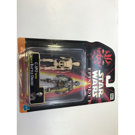 ​Star Wars Episode I The Phantom Menace - C-3PO avec Battle Droid Hasbro​