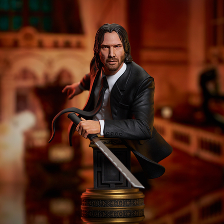 John Wick: Chapter 3 - John Wick 1:6 Scale Mini Bust Diamond Select 85053