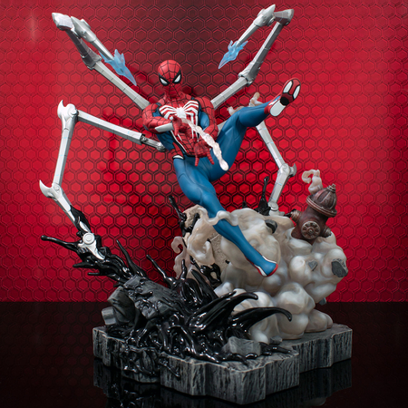 Marvel's Spider-Man 2 - Spider-Man (Gamerverse) Deluxe Gallery Diorama Diamond Select 85249