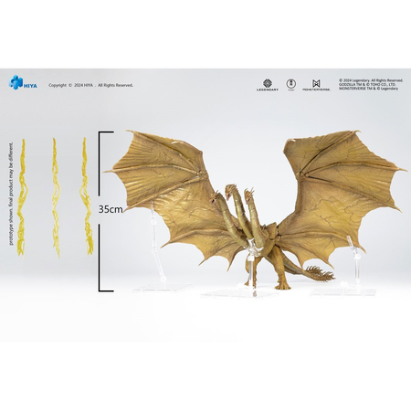 Godzilla: King of the Monsters King Ghidorah Gravity Beam Exquisite Basic Action Figure - Previews Exclusive Hiya Toys DC420271