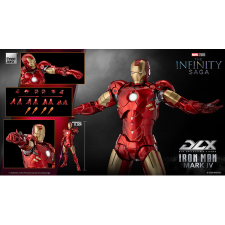 Marvel DLX Iron Man Mark 4 Action Figure Threezero 913396