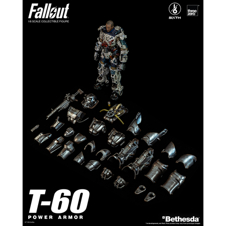 Fallout T-60 Power Armor 1:6 Scale Figure Threezero 913479