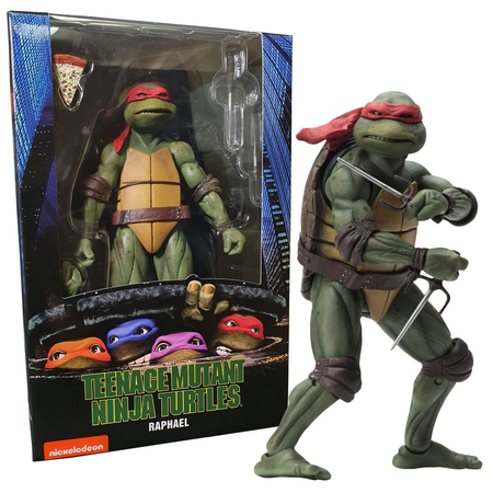 Teenage Mutant Ninja Turtles TNMT (1990) Raphael figurine échelle 7 pouces NECA