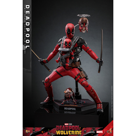 Marvel Deadpool (from Deadpool & Wolverine movie) EXCLUSIVE VERSION 1:6 Scale Figure Hot Toys 9134761 MMS746B