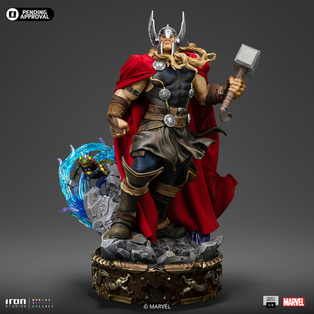 Marvel Thor Unleashed Quarter (1:4) Scale Statue Iron Studios (MARCAS114324-14) 913618