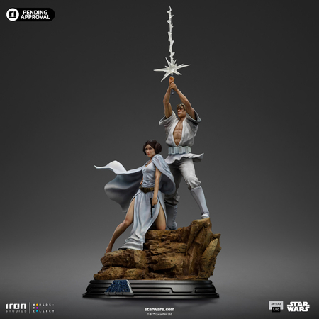 Star Wars Luke and Leia Deluxe 1:10 Scale Statue Iron Studios (LUCSWR115624-10) 913947