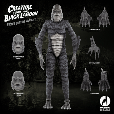 Universal Monsters Creature From the Black Lagoon (Silver Screen Version) 1:6 Scale Figure Mondo