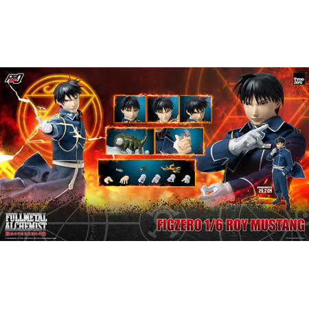 Fullmetal Alchemist Roy Mustang 1:6 Scale Figure Threezero 3Z02330W0 914074