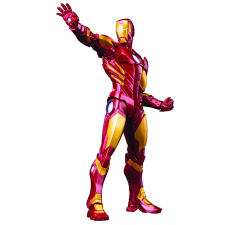 Marvel Comics Avengers Now Iron Man Artfx Statue Red Version Kotobukiya 8 1/2 inches 1:10 Scale Kotobukiya