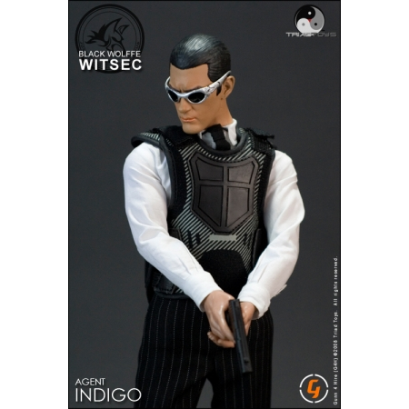Black Wolffe WITSEC Agent Indigo 12 in action figure Triad Toys